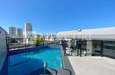 Cobertura no guarujá, enseada, com vista para o mar, 4 quartos 1 suíte.