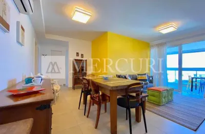 Apartamento no guarujá, enseada, vista para o mar, varanda gourmet