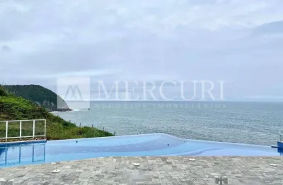 Apartamento no guarujá, enseada, com vista mar, 2 quartos, sendo suítes e sacada com vista mar - mercuri imóveis - imobiliária no guarujá