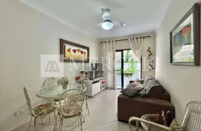 Apartamento no guarujá, enseada, 1 suíte, prédio com lazer