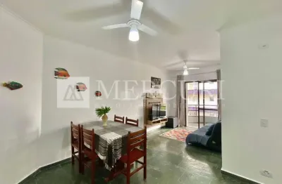 Apartamento no guarujá, tombo, 2 quartos sendo 1 suíte, vista para o mar e lazer no prédio