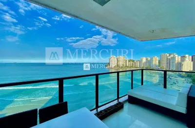 Apartamento no guarujá, frente mar, 3 quartos, mercuri imóveis guarujá.