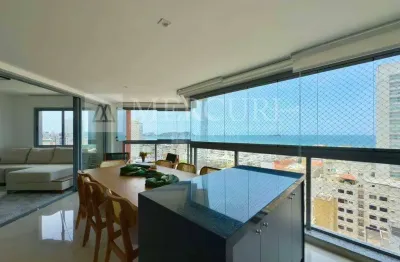 Apartamento no guarujá, enseada, 3 quartos, sendo 1 suíte e varanda gourmet - mercuri imóveis - imobiliária no guarujá