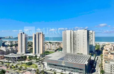 Apartamento no guarujá, enseada, vista para o mar, varanda gourmet, 2 quartos