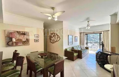 Apartamento  no guarujá, enseada, vista para o mar com 2 suítes- mercuri imóveis - imobiliária no guarujá