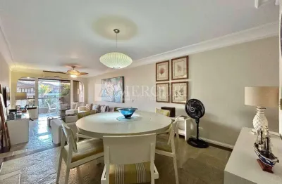 Apartamento à venda no guarujá, enseada, 3 suítes, mobiliado - mercuri imóveis guarujá