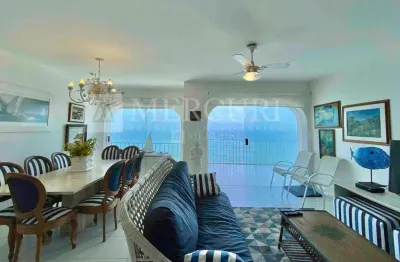 Apartamento no guarujá, pitangueiras, frente mar, 4 quartos sendo 1 suíte - mercuri imóveis - imobiliária no guarujá