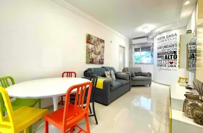 Apartamento no guarujá, tombo, 1 quarto, 100 mts da praia, mercuri imóveis guarujá.