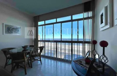 Apartamento à venda no guarujá, pitangueiras, 4 suítes, frente mar e amplo- mercuri imóveis guarujá.