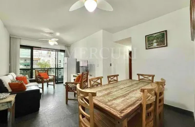 Apartamento no guarujá, enseada, 3 quartos, sala para 2 ambientes e sacada - mercuri imóveis - imobiliária no guarujá