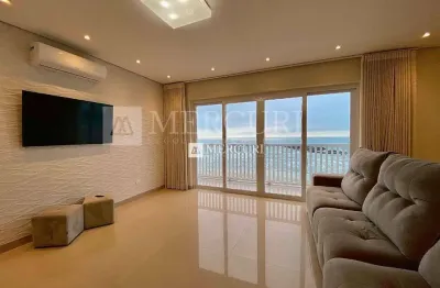 Apartamento no guarujá, pitangueiras, 4 quartos, sala para 2 ambientes com vista para o mar- mercuri imóveis - imobiliária no guarujá