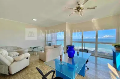 Apartamento no guarujá, pitangueiras, 3 quartos, sendo 1 suíte e sacada com vista total para o mar - mercuri imóveis - imobiliária no guarujá
