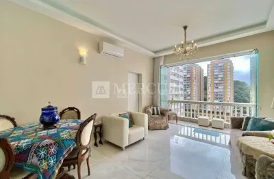 Apartamento no guarujá, pitangueiras, reformado, 3 quartos, sendo 2 suítes e sacada com vista para o mar - mercuri imóveis - imobiliária no guarujá