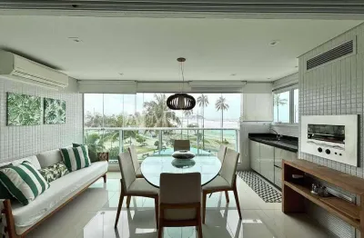 Apartamento no guarujá, enseada, 3 quartos, sendo 2 suítes e varanda gourmet - mercuri imóveis - imobiliária no guarujá