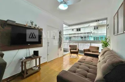 Apartamento no guarujá, pitangueiras, 2 quartos, sacada, 1 quadra da praia - mercuri imóveis - imobiliária no guarujá