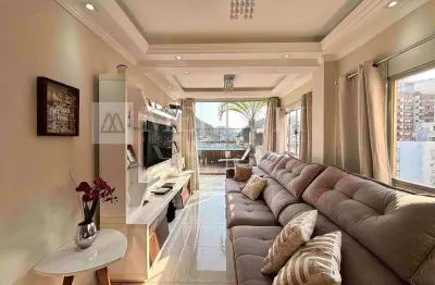 Cobertura no guarujá, enseada, penthouse, piscina e área gourmet - mercuri imóveis - imobiliária no guarujá