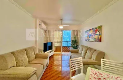 Apartamento no guarujá, pitangueiras, 50 metros da praia, 2 quartos e sacada com vista para o mar - mercuri imóveis - imobiliária no guarujá.