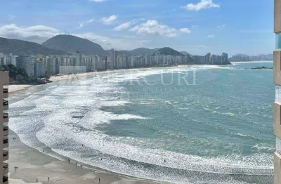Apartamento no guarujá - praia das astúrias - vista mar - varanda gourmet - imobiliária mercuri