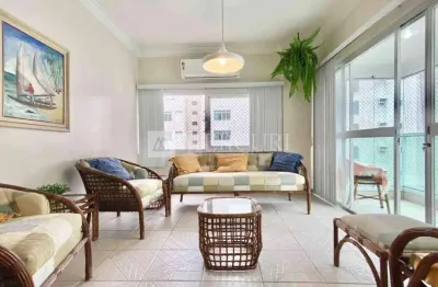 Apartamento no guarujá, astúrias, 3 quartos, 3 suítes e sacada com vista parcial para o mar - mercuri imóveis - imobiliária no guarujá