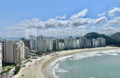 Apartamento no guarujá - jardim astúrias - vista para o mar, prédio com lazer - mercuri imóveis - imobiliária no guarujá
