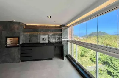 Apartamento no guarujá - jardim astúrias - amplo com 3 suítes, reformado e varanda gourmet - mercuri imóveis guarujá