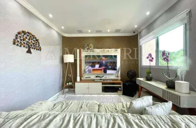 Apartamento no Guarujá, Astúrias, 3 Quartos, Sendo 1 Suíte, Sacada com Vista Parcial para o Mar - Mercuri Imóveis - Imobiliária no Guarujá