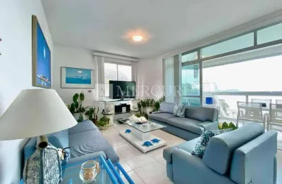 Apartamento no guarujá, astúrias, frente mar com 3 dormitórios, sacada e condomínio com lazer - mercuri imóveis - imobiliária no guarujá