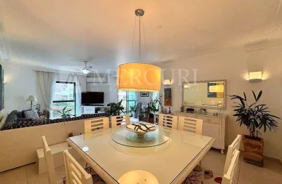 Apartamento no guarujá, enseada, 3 quartos, sendo 2 suíte - mercuri imóveis - imobiliária no guarujá