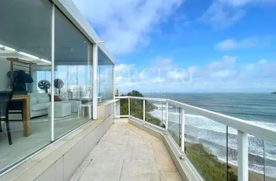 Cobertura no guarujá, tombo, 6 quartos, sendo 5 suítes e sacada com vista para o mar  - mercuri imóveis - imobiliária no guarujá