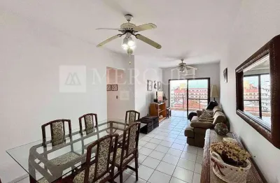 Apartamento no guarujá, enseada, 3 quartos, sendo 2 suíte e varanda com vista parcial para o mar - mercuri imóveis - imobiliária no guarujá