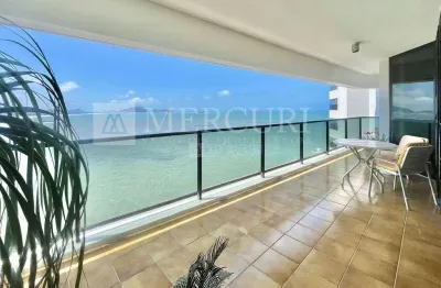 Apartamento no guarujá, astúrias, 3 quartos, 3 suíte e sacada com vista para o mar  - mercuri imóveis - imobiliária no guarujá