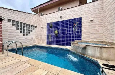 Casa no guarujá, ferry boat, piscina com cascata e churrasqueira  - mercuri imóveis - imobiliária no guarujá.
