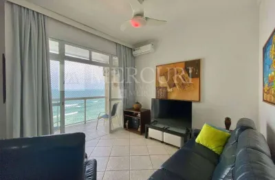 Apartamento no guarujá, pitangueiras, 2 quartos, sendo 1 suíte e sacada com vista para o mar - mercuri imóveis - imobiliária no guarujá
