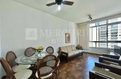 Apartamento no guarujá, pitangueiras, 2 quartos e com vista parcial para o mar - mercuri imóveis - imobiliária no guarujá