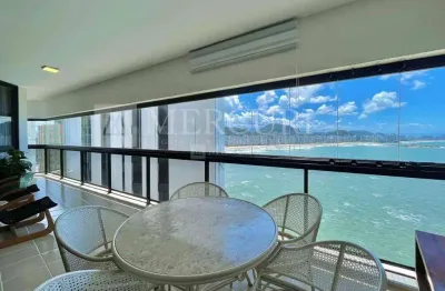 Apartamento no guarujá, astúrias, 3 quartos, sendo suítes e sacada com vista para mar aberto - mercuri imóveis - imobiliária no guarujá