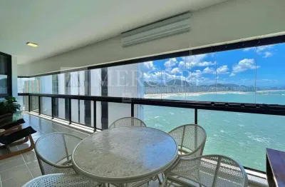 Apartamento no guarujá, astúrias, 3 quartos, sendo suítes e sacada com vista para mar aberto - mercuri imóveis - imobiliária no guarujá