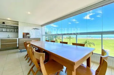 Apartamento no guarujá, enseada, 4 quartos, sendo suítes e varanda gourmet com vista para o mar - mercuri imóveis - imobiliária no guarujá