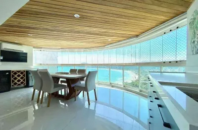 Apartamento no guarujá, enseada, 4 quartos, sendo suítes e varanda com vista para o mar - mercuri imóveis - imobiliária no guarujá