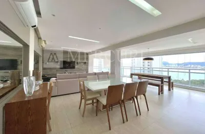 Apartamento no guarujá, enseada, com vista mar, 3 suítes - mercuri imóveis guarujá