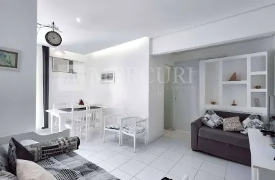 Apartamento no guarujá, pitangueiras, 2 quartos, sendo 1 suíte e cozinha mobiliada - mercuri imóveis - imobiliária no guarujá