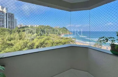 Apartamento no guarujá,tombo, 2 quartos, sendo 1 suíte e sacada com vista total do mar - mercuri imóveis - imobiliária no guarujá