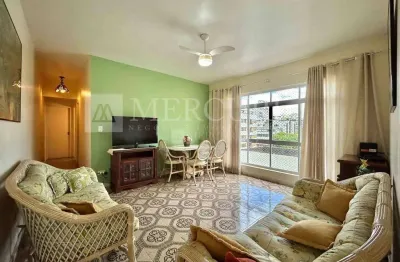 Apartamento no guarujá, enseada, 2 quartos, sendo 1 suíte e sacada - mercuri imóveis - imobiliária no guarujá