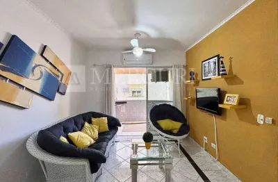 Apartamento no guarujá, enseada, 2 quartos e sacada com churrasqueira - mercuri imóveis - imobiliária no guarujá