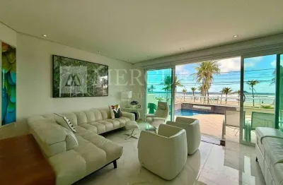 Casa no Guarujá, Enseada, Triplex, 5 Quartos, Suítes e Varanda Gourmet com Piscina e Vista Mar - Mercuri Imóveis - Imobiliária no Guarujá