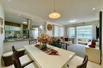 Apartamento no Guarujá, Enseada, 3 Quartos, Sendo 1 Suíte e com Varanda Gourmet com Vista Mar - Mercuri Imóveis - Imobiliária no Guarujá