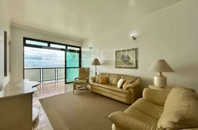 Apartamento no Guarujá, Pitangueiras, Frente Mar, 3 Quartos, Sendo 1 Suíte e Sacada com Vista para o Mar - Mercuri Imóveis - Imobiliária no Guarujá