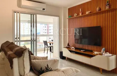 Apartamento no Guarujá, Enseada, 3 Quartos, Sendo 1 Suíte e com Varanda Gourmet com Vista para o Mar - Mercuri Imóveis - Imobiliária no Guarujá