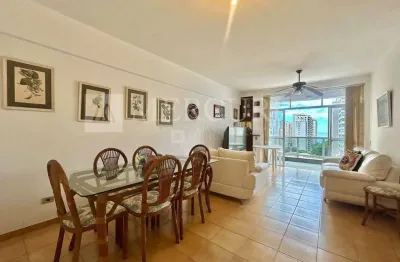 Apartamento no Guarujá, Pitangueiras, Mobiliado, 2 Quartos, Sendo 1 Suíte e Sacada com Vista Parcial do Mar - Mercuri Imóveis - Imobiliária no Guarujá