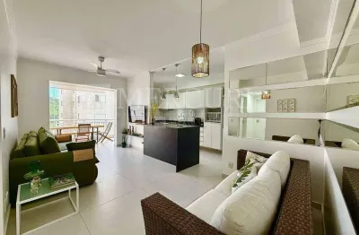 Apartamento no Guarujá, Astúrias, Varanda com Vista Parcial para o Mar e 2 Quartos, Sendo 1 Suíte  - Mercuri Imóveis - Imobiliária no Guarujá