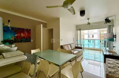 Apartamento no Guarujá, Enseada, 2 Quartos, Sendo 1 Suíte e Cozinha Mobiliada - Mercuri Imóveis - Imobiliária no Guarujá